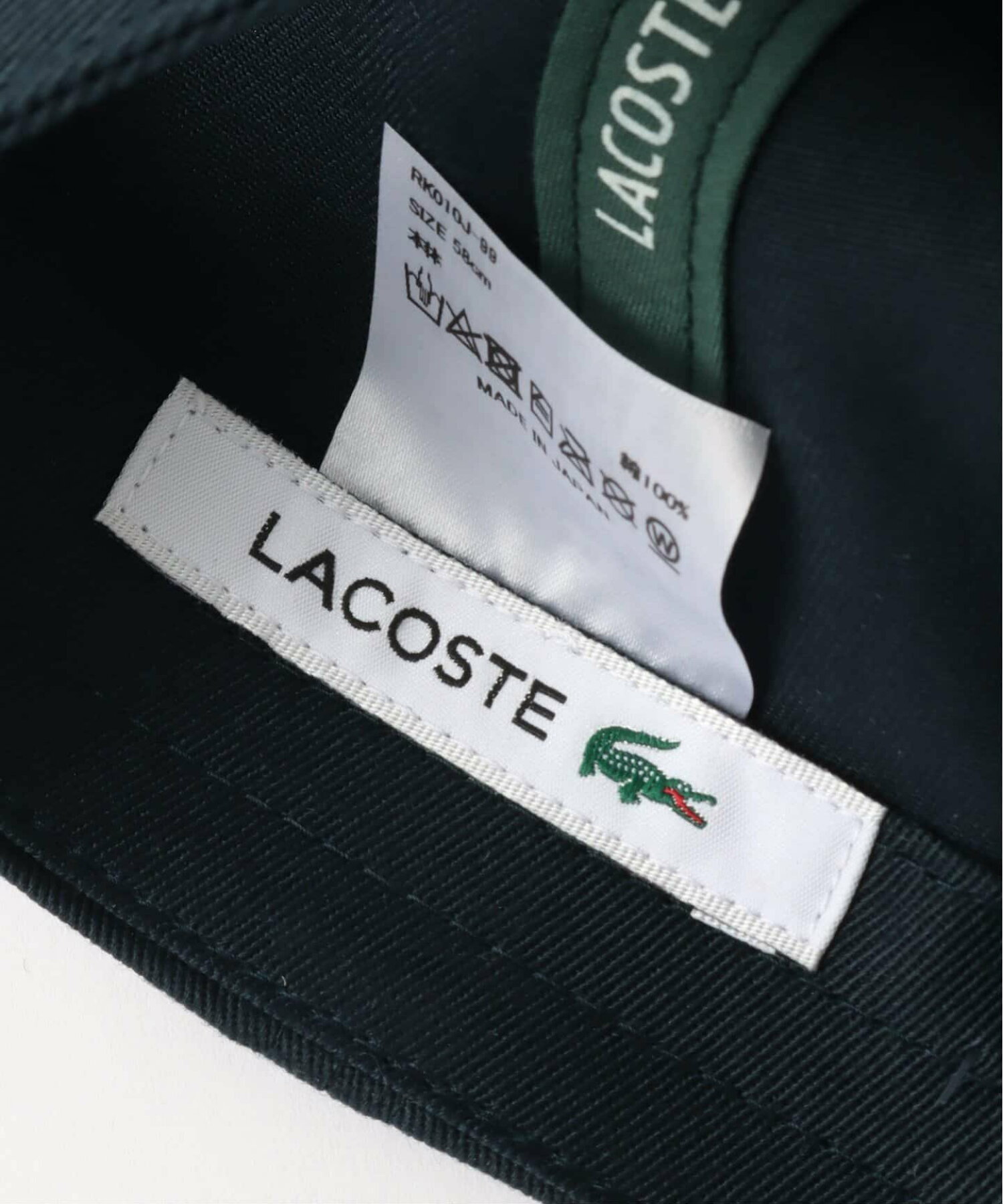 LACOSTE  / ラコステ SIDE CROCODILE CAP